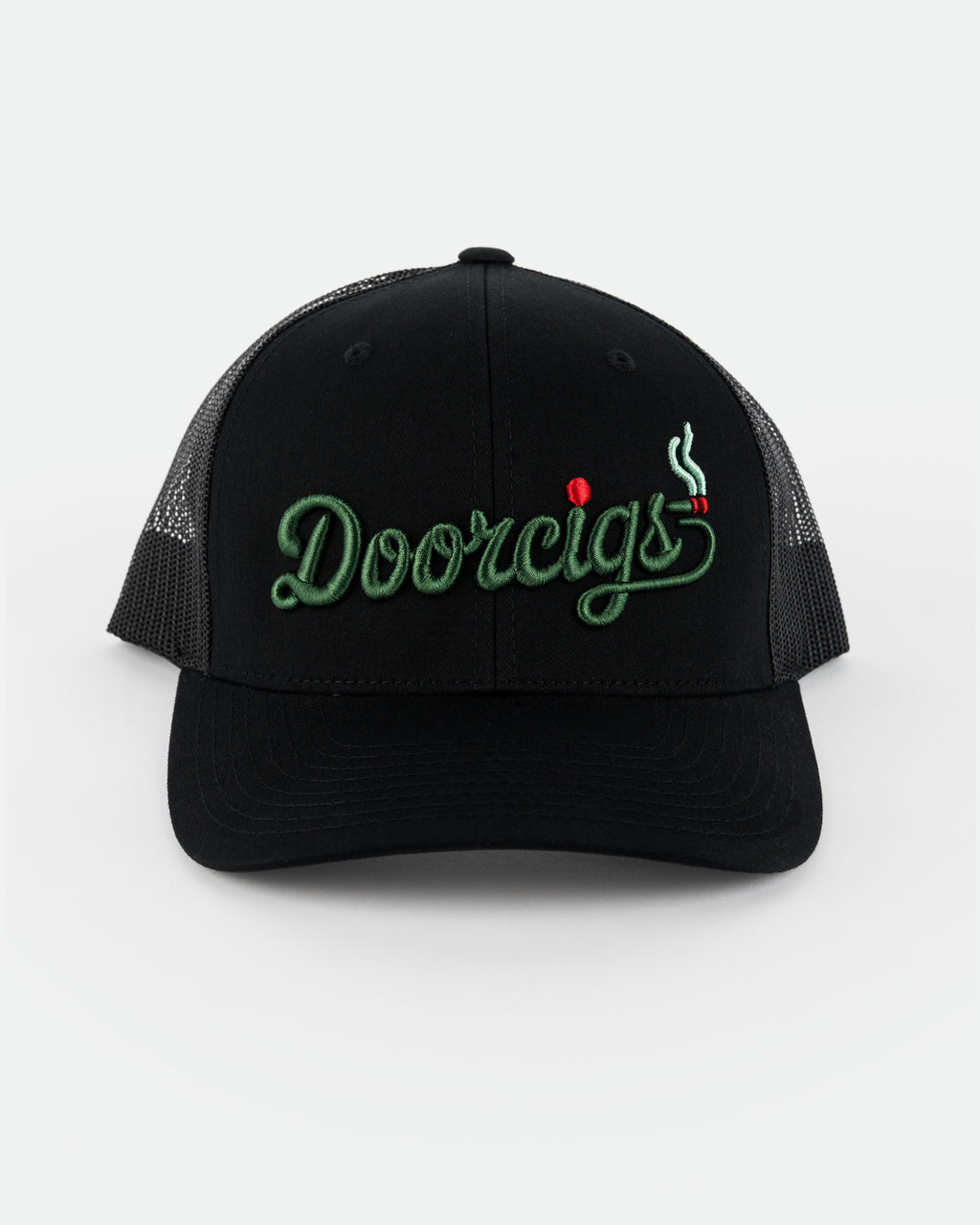 White background product image of Doorcigs luxury streetwear snapback hat.