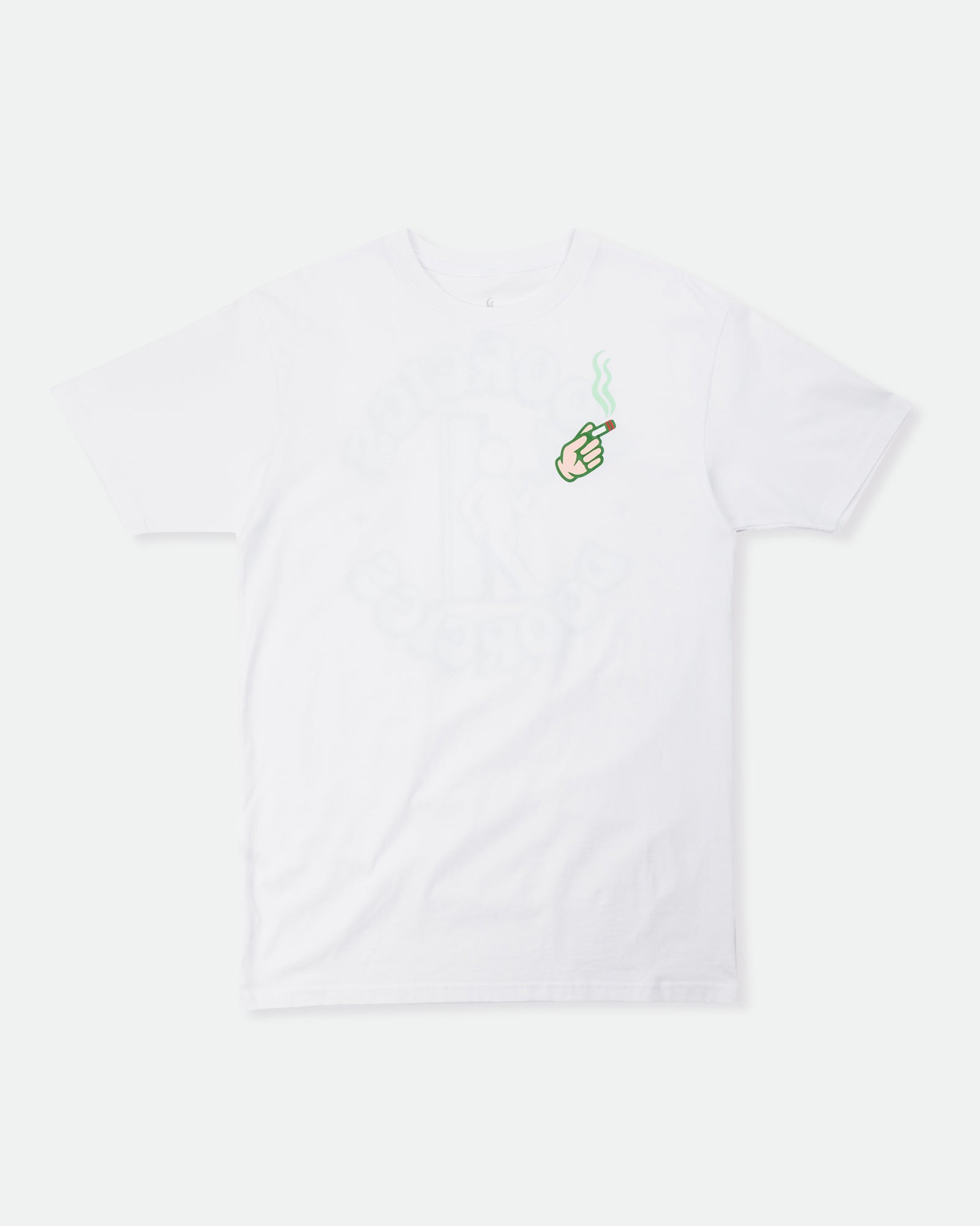Doorcigs independent streetwear brand — small-batch luxury tee on plain background.
