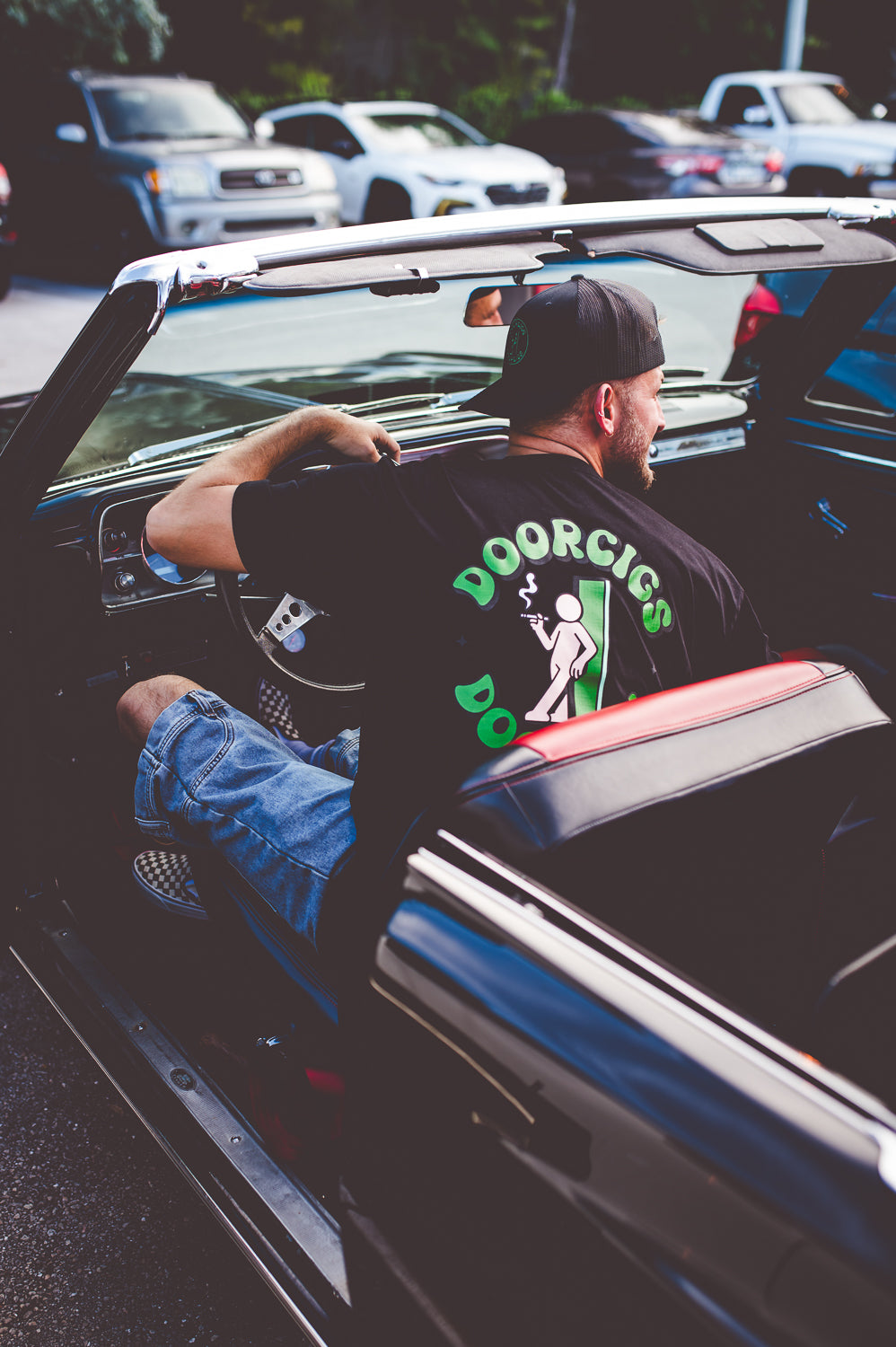 Morning Cig snapback by Doorcigs — minimalist luxury streetwear cap crafted in small batches.