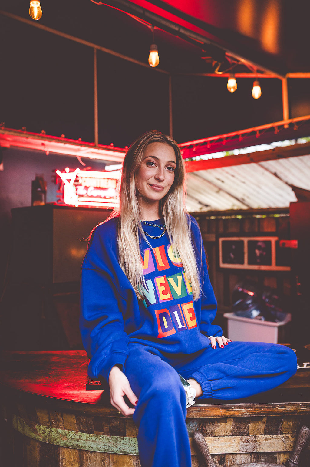 quiet money crewneck